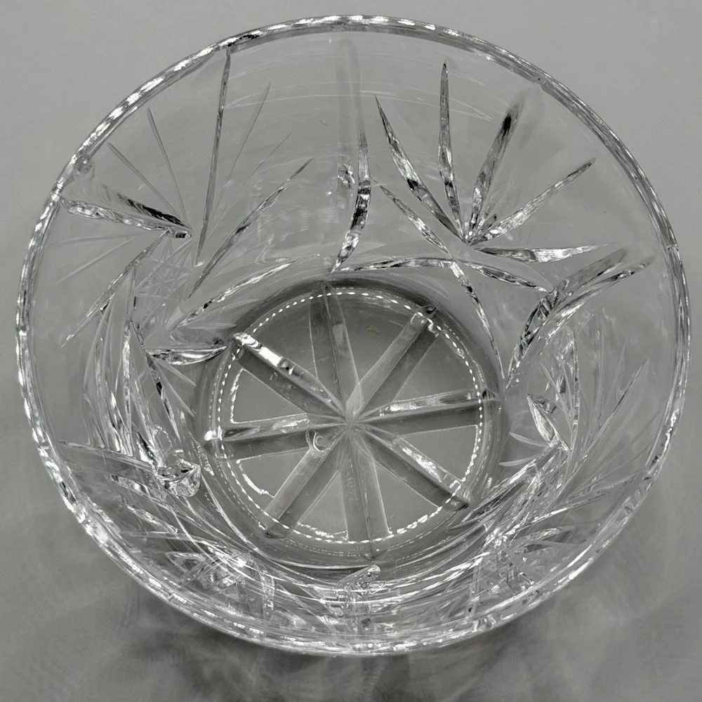 Vintage Anna Hutte Bleikristall Lead Crystal‎ Mini Creamer & Sugar Set ANN16